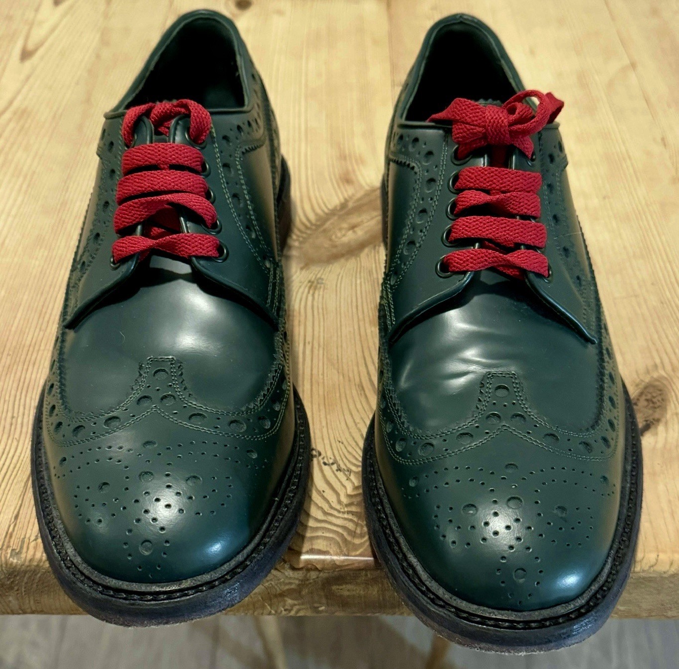 Burberry,Burberry Men’s Brogue Shoes,Size 9,Green Brogue Shoes,Burberry Clothing