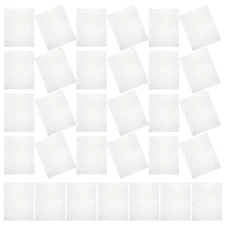 80 Sheets Loose-leaf Photo Album A5 Pocket Card Sleeves Clear Storage Pages