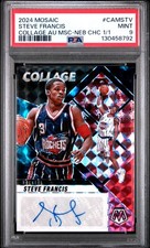 2024 PANINI MOSAIC COLLAGE AUTOS MOSAIC #CAMSTV STEVE FRANCIS 1/1 PSA 9