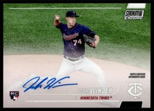 2022 Topps Stadium Club CHROME JOSH WINDER AUTO MINNESOTA TWINS RC SCCUA-JWI