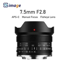 SGimage 7.5mm F2.8 Wide Angle Fisheye Lens for Sony Nikon Canon Fuji M4/3 Camera