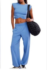 Free People FP Movement Hot Shot Crossover 2-Piece Set NWT Size M