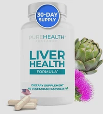 Liver Health, Liver Cleanse Detox with Milk Thistle by PureHealth Research
