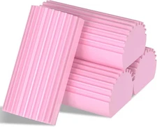 4-Pack Damp Clean Duster Sponge, Sponge Cleaning Brush, for 4, Pink 