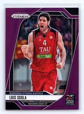 Luis Scola 2024-25 Panini Prizm EuroLeague #148 Purple Prizms #/99