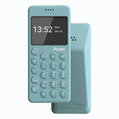 Punkt. MP02 Minimalist 4G LTE Cell Phone - 2GB RAM, 16GB Storage - Light Blue