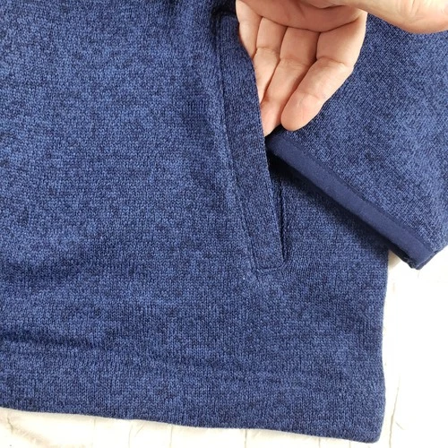 NEW G.H. Bass & Co. Full Zip Fleece Jacket Heather Blue Mens SIZE LARGE NWT $110 image 8