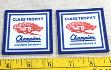 MINNESOTA DRAGWAYS CLASS TROPHY WINDOW (2) Patch VINTAGE RACING