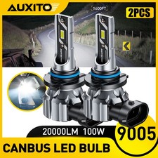 9005 HB3 LED Headlight Bulbs Kit High/Low Beam White 6500K 60000LM Super Bright