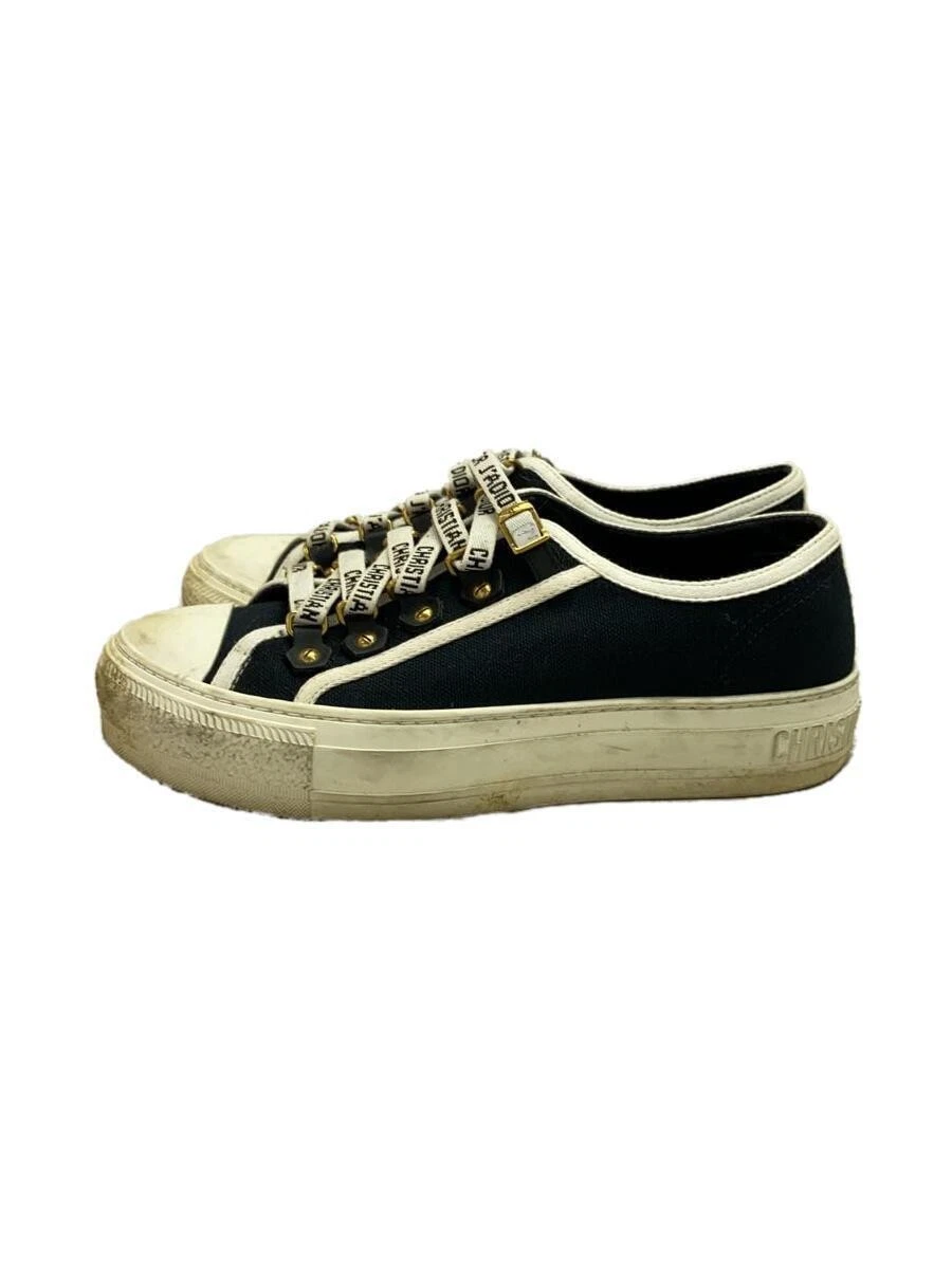 Baskets basses Christian Dior Walkndior daim noir taille 34 occasion