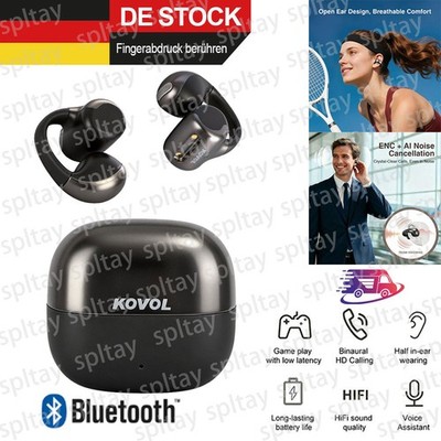 Open Ear Bluetooth Kopfhörer Clip On Kopfhörer Bluetooth 6,0 Earbuds für Sport