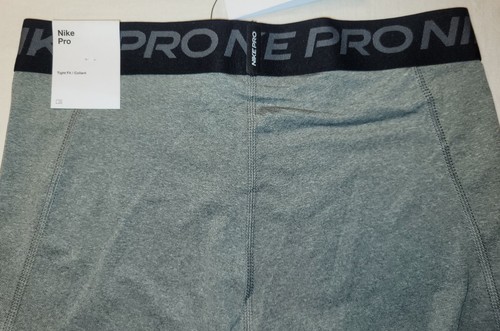 Nike Pro Boys Big Kids Full Length Training Tights X-Large XL Gray FREE SHIP $30 - Picture 7 of 10