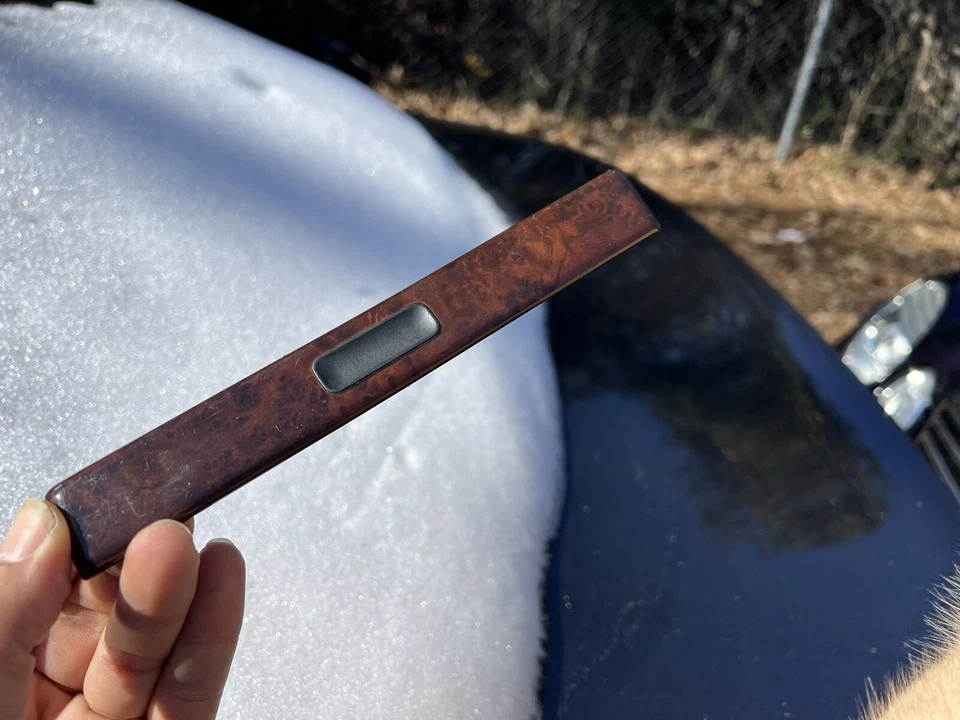 BMW E38 1995-2001 PORTAVASOS 728i 740iL 750iL 740i 735iL 735i panel de moldura de madera  Foto 2 de 4