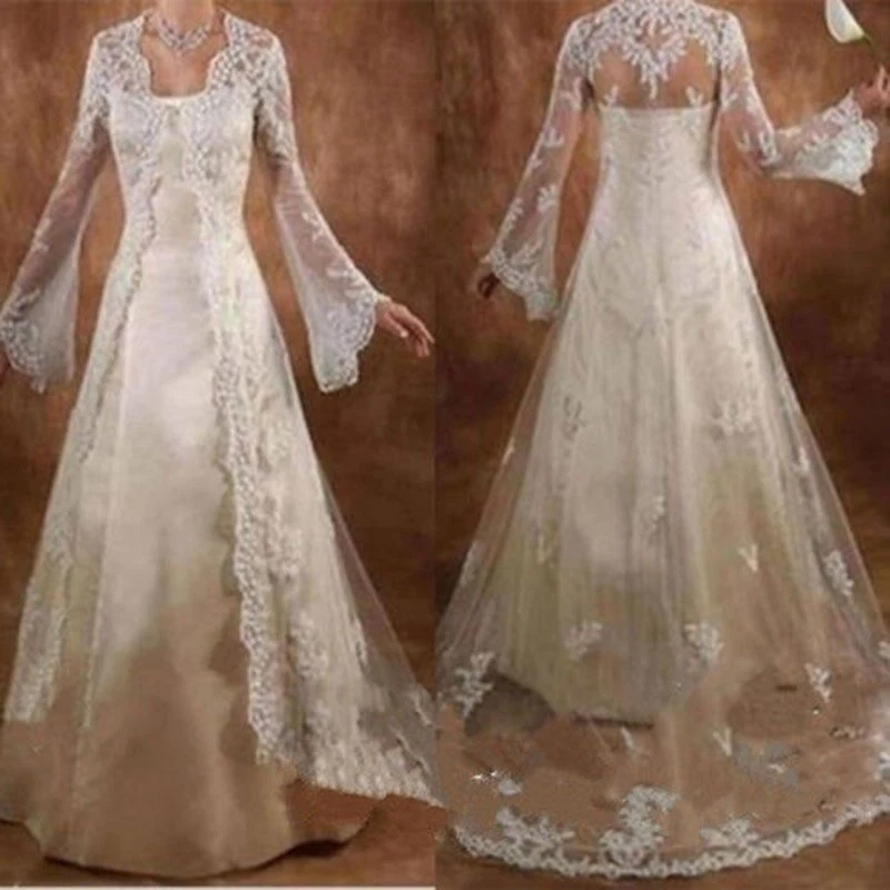 Long top bridal coat