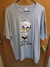 Gildan Jeff Dunham Achmed The Dead Terrorist "Silence I Kill You" Shirt Size XL