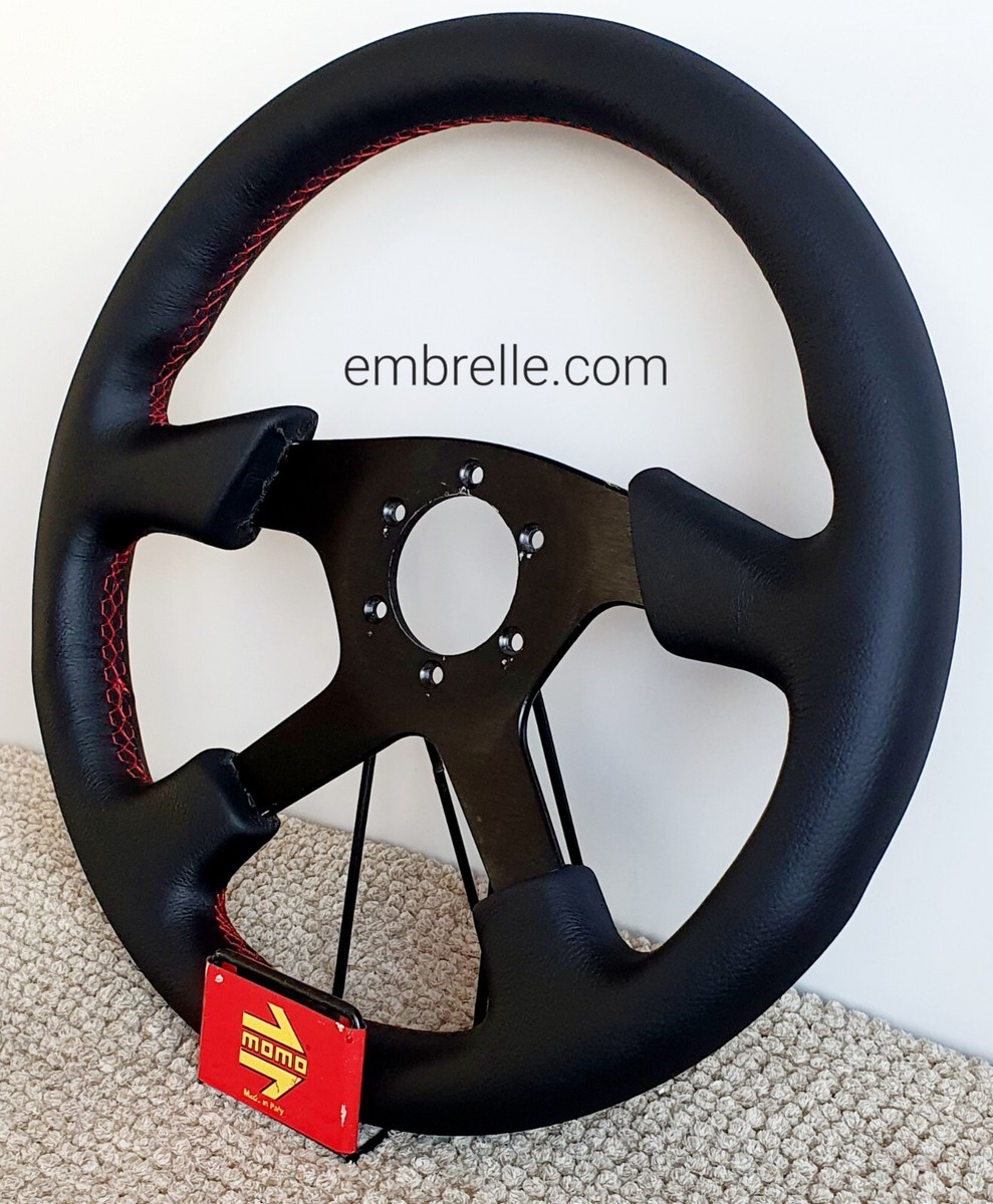 momomomo☆ MOMO Honda Access F 1 RARE Leather Steering Wheel EE9 EG6