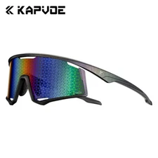 KAPVOE nano lens running cycling glasses UV400 men women outdoor sunglasses 