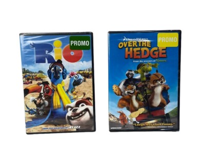 Lot of 2 DVD s Dreamworks Over The Hedge & Rio NEW Sealed