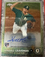 2015 Topps Chrome - Rookie Autographs #AR-KG Kendall Graveman (AU, RC)
