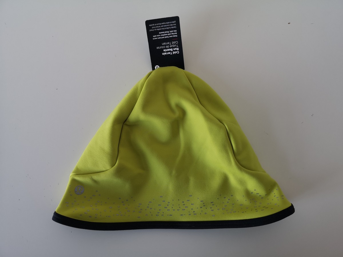 NWT LULULEMON YLSR Yellow Tech Fleece Cold Terrain Run  display picture 2