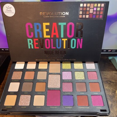 Makeup Revolution ~ Creator Revolution Nude Reign  Eyeshadow Palette ~ BNIB