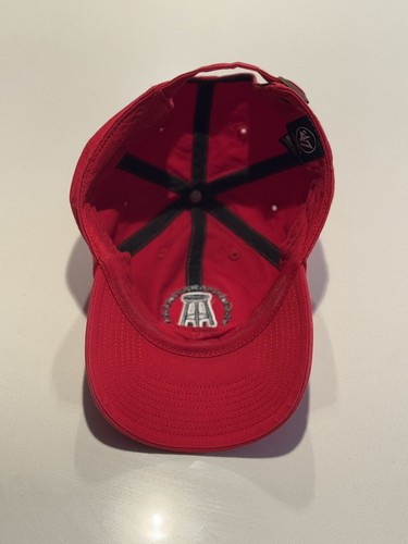 Barstool Sports Red Adjustable Strapback Hat Cap - ‘47 Brand Embroidered Logo - Picture 8 of 9