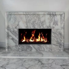 BESPOKE VIOLA MARBLE DESIGNER FIREPLACE MANTEL - TF535