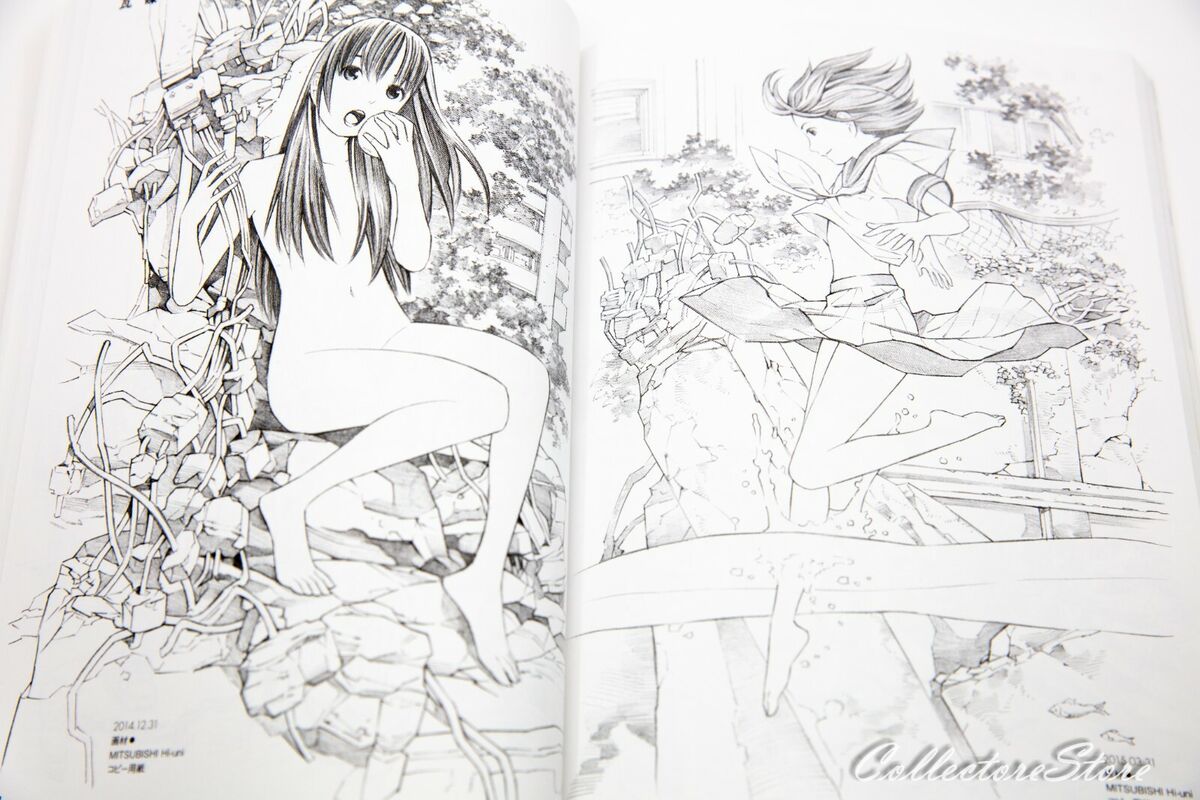 Akihito Yoshitomi Character Sketches 10 Years Art Works Book Ray Blue Drop  Express Shipping -  Israel