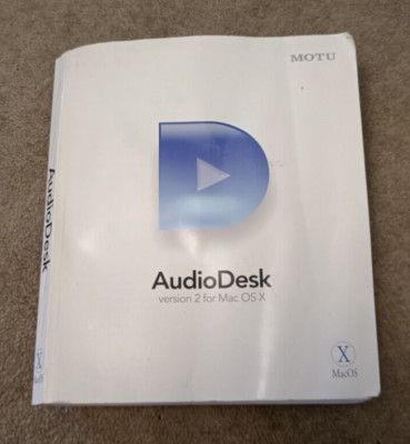 Motu Audiodesk V2 Handbuch Mac OSX