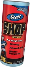 Kimberly Clark Scott 75130 Blue Rags-Automotive Multi Purpose Shop Towels-1 Roll