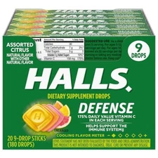 HALLS Defense   Assorted Sizes 