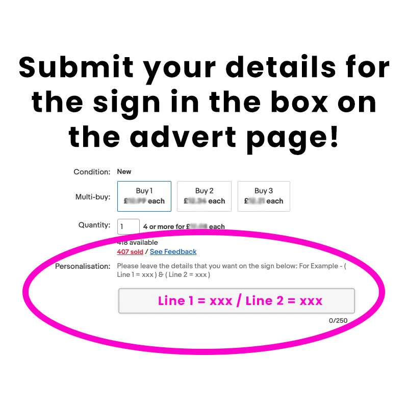 Anthracite House Sign Plaques Door Numbers Personalised Address Acrylic - Image 2 of 4