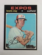 1971 Topps Baseball #42 Boots Day with lights NM-MT+ stunner great card Tough