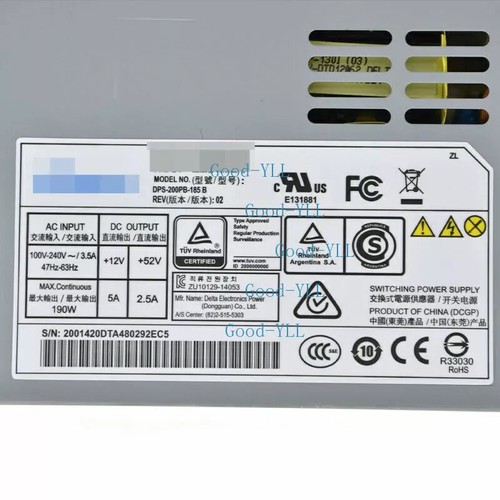 190W DPS-200PB-185 B Power Supply for Delta 100-240V 3.5A 47-63HZ - 第 5/5 張圖片