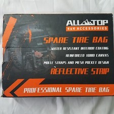 ALL-TOP Overland 4x4 Spare Tire Storage Bag, Tool & Gear Organizer, Carbon Color