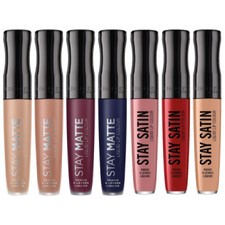 RIMMEL STAY SATIN / MATTE LIQUID LIP LIPSTICK COLOUR - CHOOSE YOUR SHADE - 5.5ML