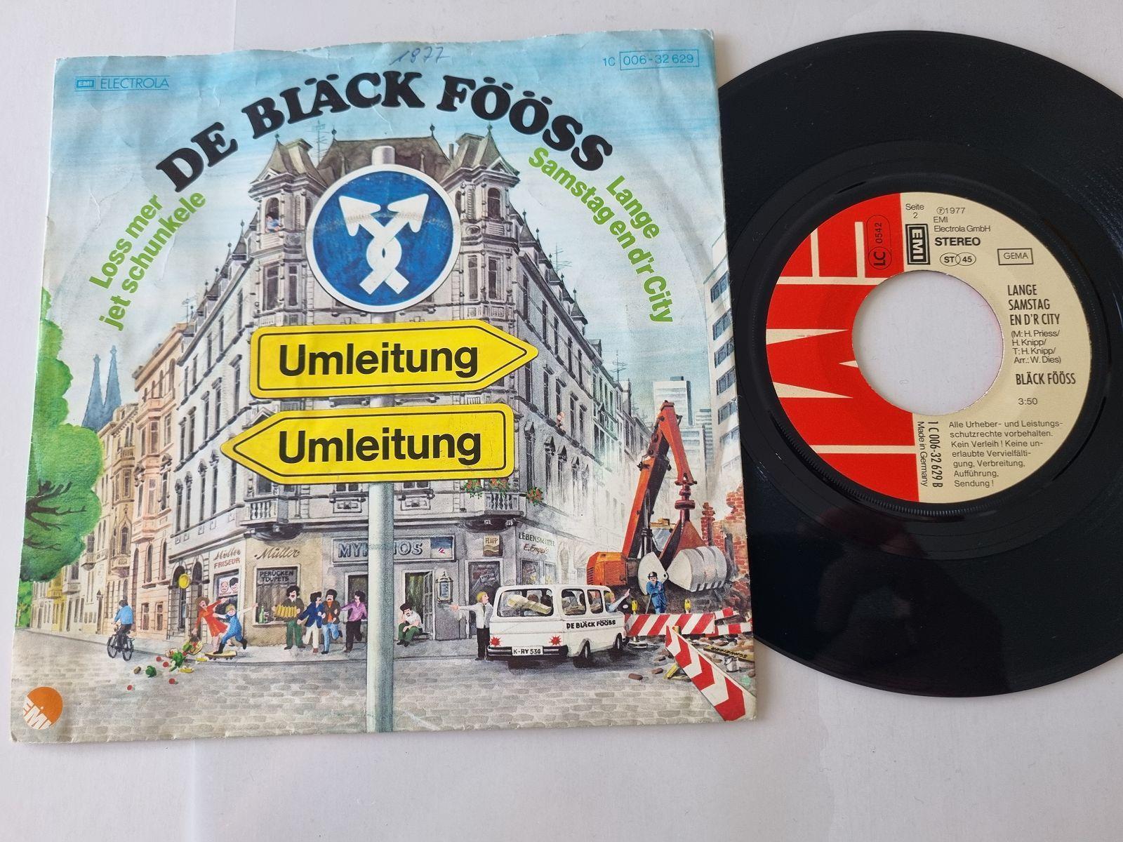 7"" Single De Bläck Fööss - Lange Samstag en d'r City Vinyl Germany