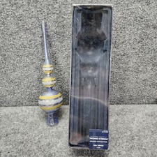 2006 Thomas O'Brien Tree Topper  Holiday Collection Glass 12" in Box Christmas