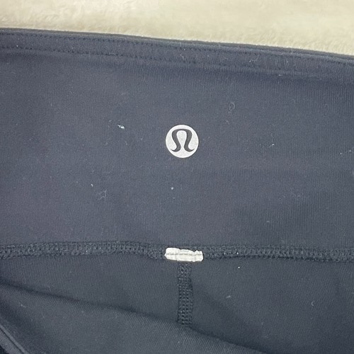 Lululemon Athletica Black Cropped Leggings Women's Size 8 - Picture 8 of 8