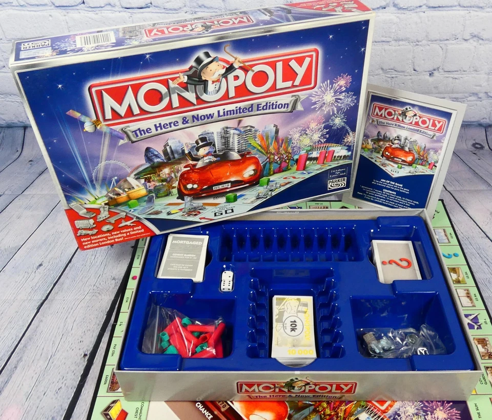 Monopoly The Here and Now Limited Edition by Parker 2005 - (8yrs+) ~ Complete - Image 3 of 4