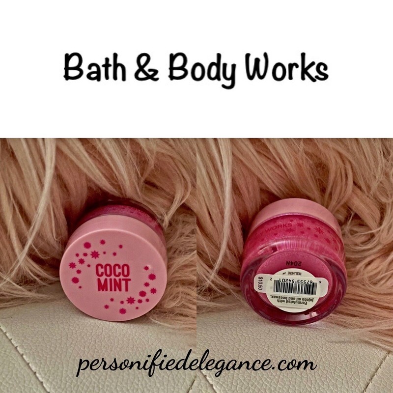 NEW Bath and Body Works Coco Mint Exfoliating Lip Scrub Full Size