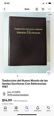 Traduccion del Nuevo Mundo de las Santas Escrituras 1987