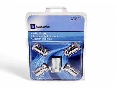 2002-2025 Buick GMC Chevrolet Cadillac Chrome Wheel Lock Set 19211919