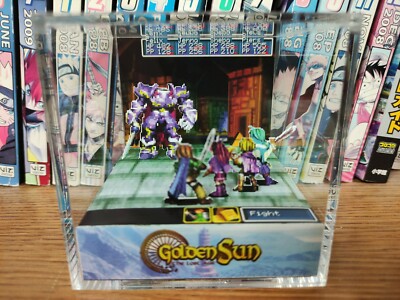 Golden Sun The Lost Age Dullahan Handmade Diorama - Gameboy Gaming Cube - Fanart