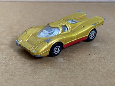 Corgi Juniors Porsche 917, 1:64 Scale, 1970, No 51, Die Cast, Gold