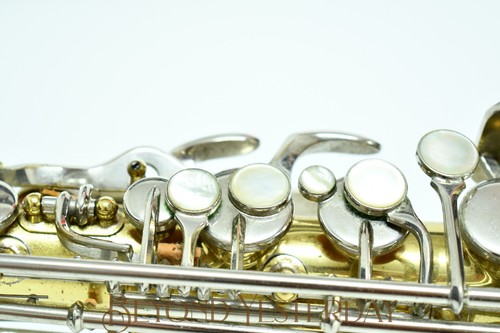 VINTAGE: BUESCHER ARISTOCRAT SERIES IV ALTO SAXOPHONE with CASE - 1970-1975 - Picture 11 of 21