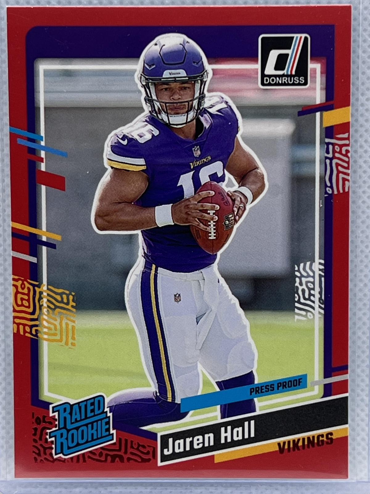 2023 Donruss #367 Jaren Hall Press Proof Red