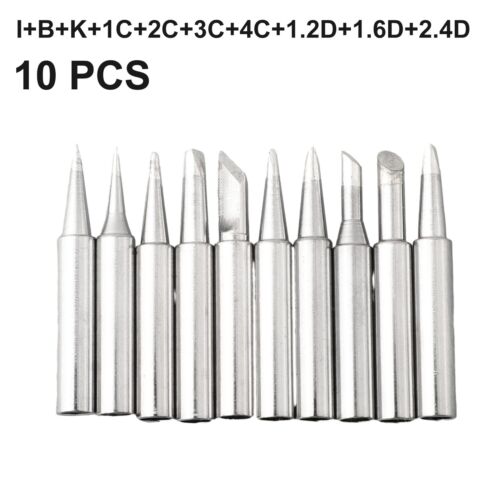 10pcs Solder Screwdriver Iron Tip 900M-T For Soldering Rework Station Tool - Picture 1 of 17