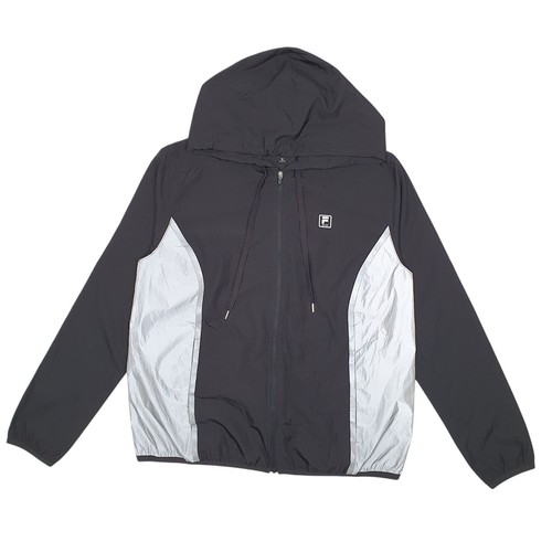 FILA Windbreaker Jacket Coat Sport Hooded Womens M