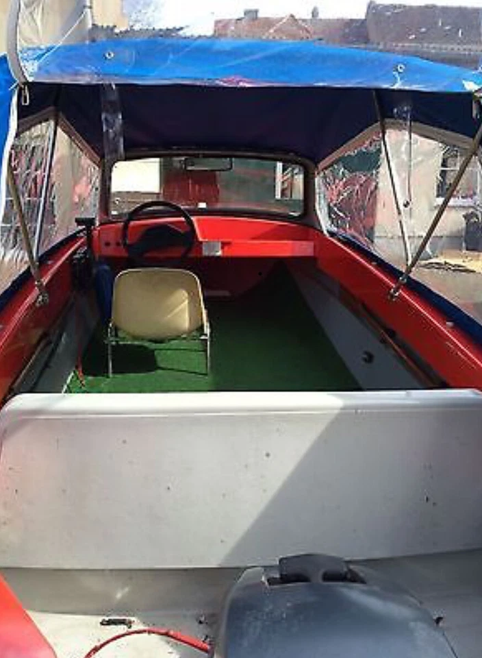 Cabrioverdeck, Klappverdeck, Verdeck, Sonnensegel für Motorboot Ibis 2 & 3 - Bild 4 von 4